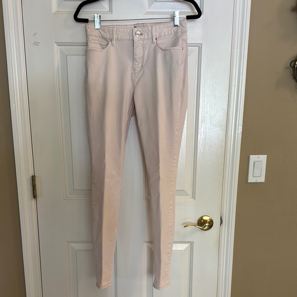 White House Black Market Skinny Jeans - Light Pink